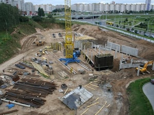 Комплекс земляных работ при строительстве "Бизнес центра Порт"  